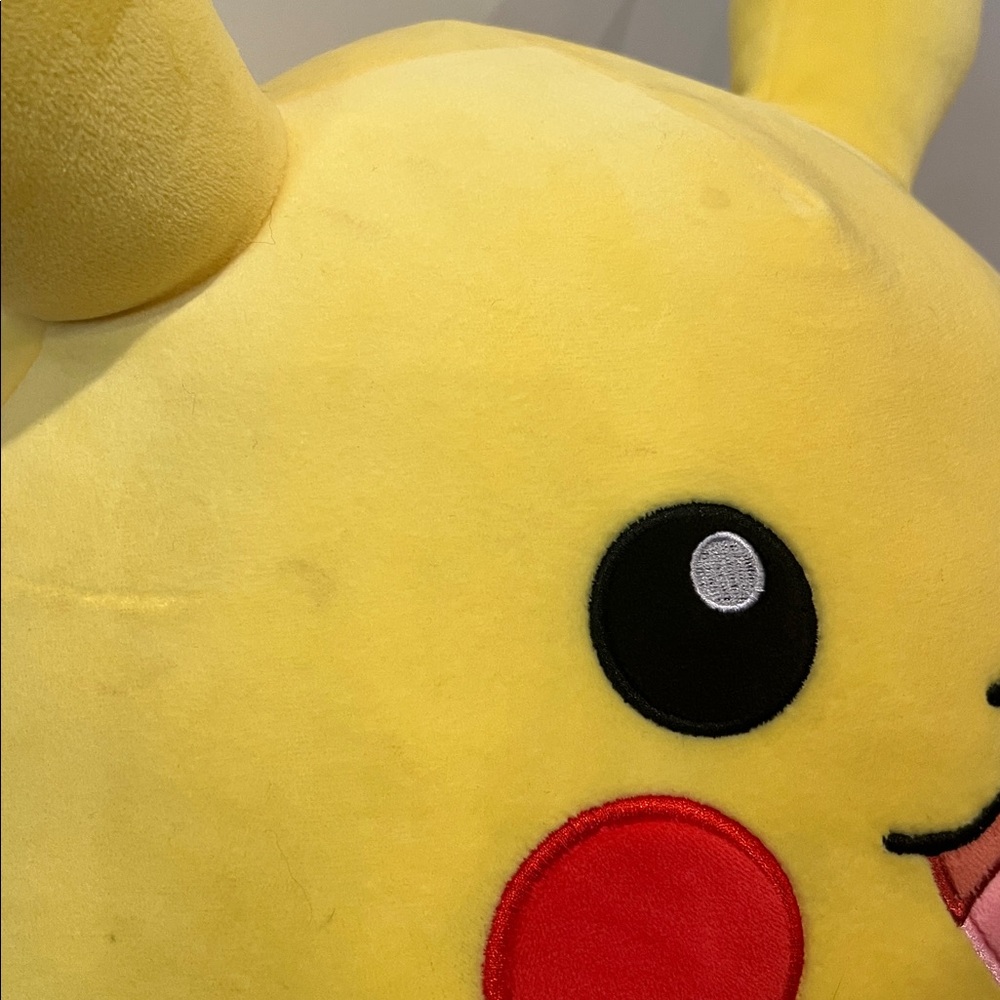 Squishmallow 14” Winking Pikachu, RARE - Picture 4 of 9